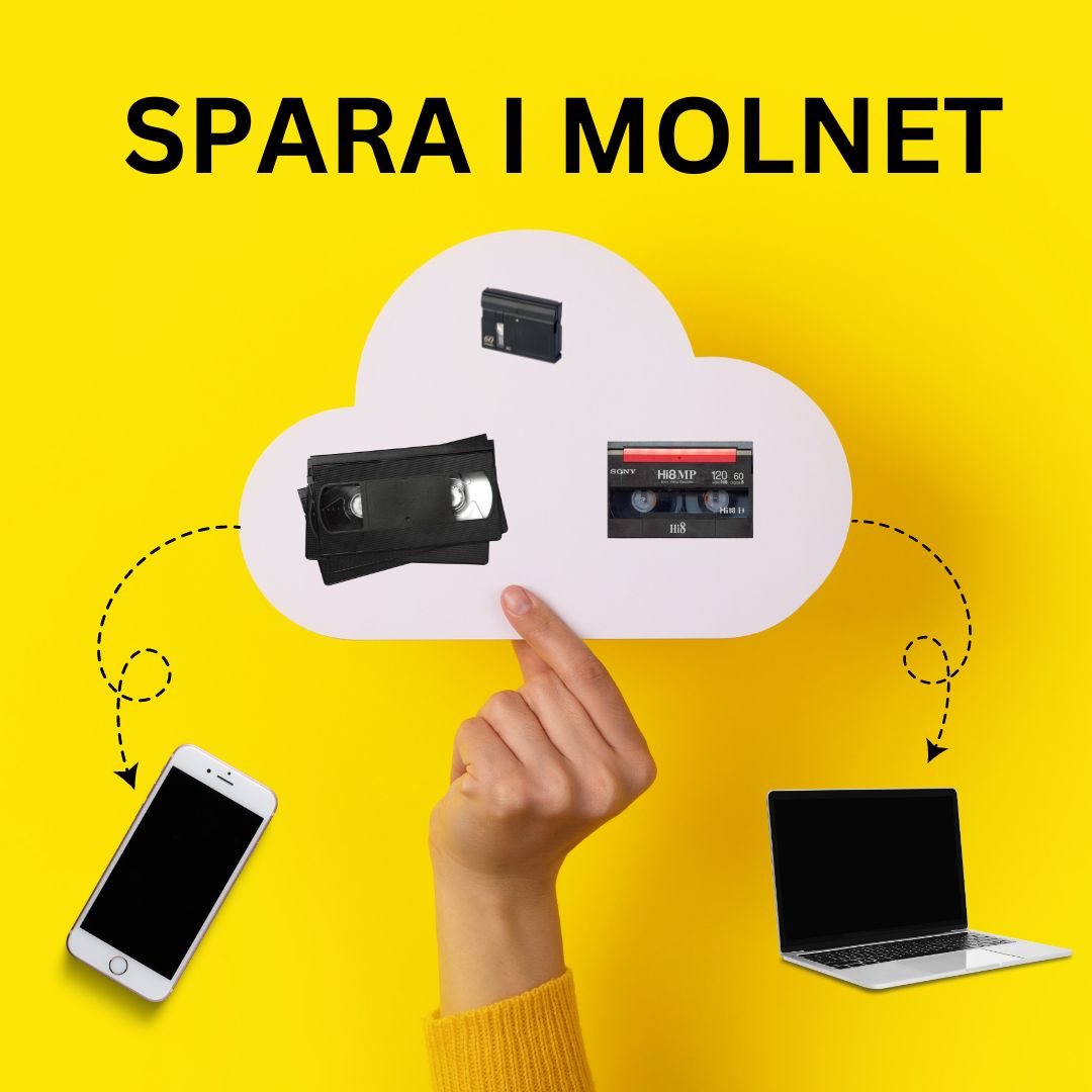 Spara i molnet för 150kr per år. Få filmer direkt.