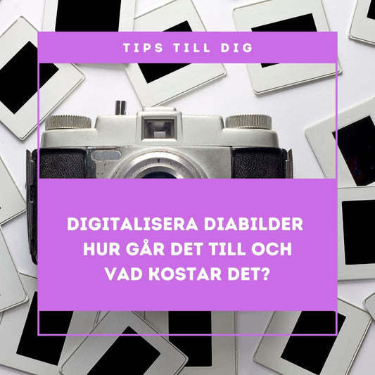 Priser för digitalisering av diabilder