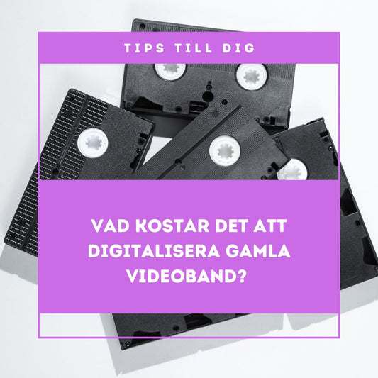 Pris för att digitalisera videoband i Sverige | Videokliniken