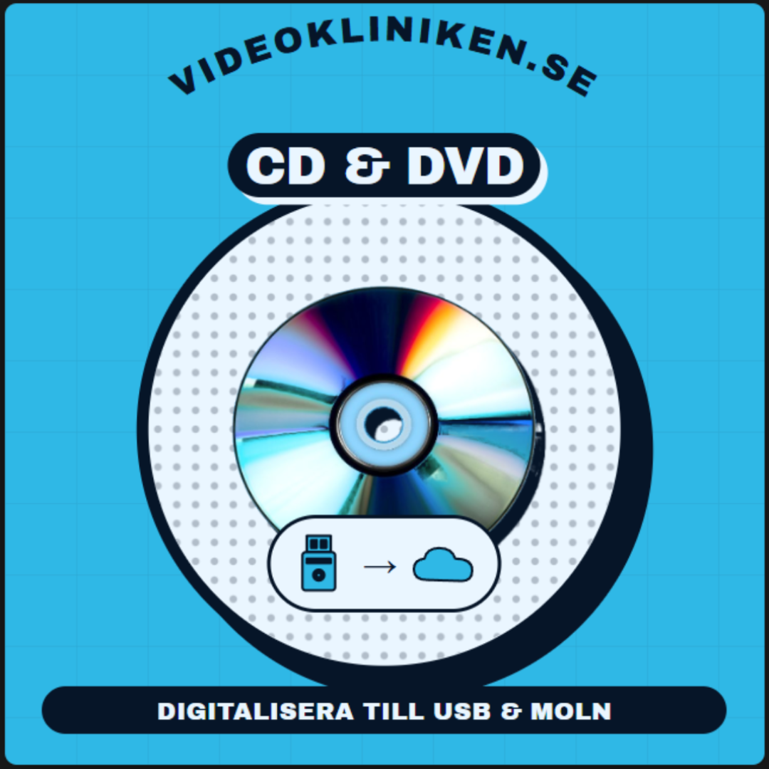 föra över-cd-dvd videokliniken
